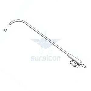 Lucae-Katheter Eustachius-Kanal Fig. 1 Manueller Chirurgischer Eustachiusrohr-Katheter für Otologie HNO-Untersuchungen und Chirurgische Eingriffe - Product Image 5