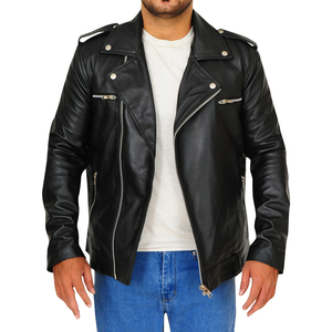 Chaqueta de Cuero PU Acolchada para Hombre de Al Nolan Enterprises, Cuello Alto, Forro de Algodón Transpirable y Ecológico, Ropa de Invierno - Product Image 2