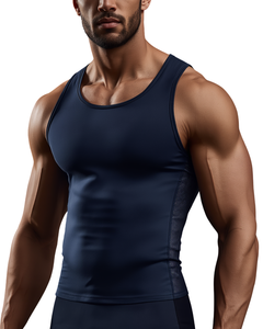 Camiseta Deportiva de Entrenamiento para Hombre, Ajustada, con Soporte Muscular - Product Image 3