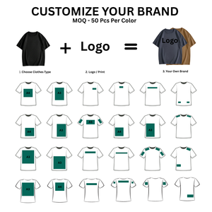 Camiseta Casual Unisex OEM Bio Wash Soft 100% Algodón Peinado 180g con Logotipo Personalizado, Teñido Anudado, Transpirable, Color Sólido y Aplicaciones de Agujeros - Product Image 5