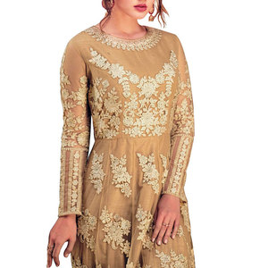 Robe longue élégante pour femme, col rond, manches longues, unie, pour soirée formelle, respirante et tendance - Product Image 5