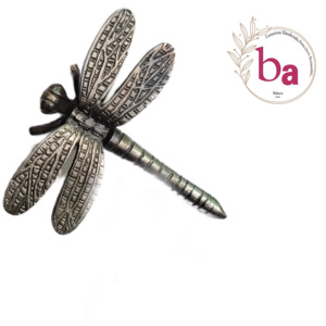Ba Dragonfly Shape Zinc Alloy Drawer Handle Rustic Design <b>for</b> Cabinet Wardrobe Dresser <b>Home</b> <b>Bar</b> Decor - Product Image 1