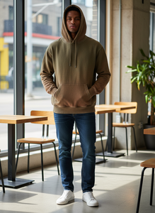Custom Design High Quality Basics <b>Pullover</b> <b>Men</b> Hoodies Solid Casual Lightweight Top Selling <b>Men</b> Hoodies - Product Image 5