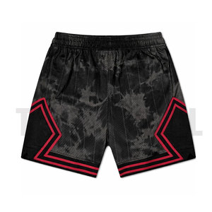 Shorts en maille pour hommes, décontractés, de haute qualité, 100% polyester, personnalisés, séchage rapide, respirants, en stock, best-sellers - Product Image 2