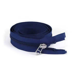 Durable Plain Colorful Open Tail Zip Jacket Down Pouch Custom Coil Nylon <b>Zipper</b> for Clothes - Product Image 2