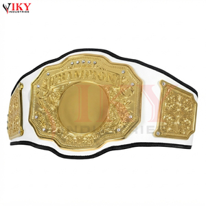 Service OEM ODM avec étiquette privée, ceintures de championnat personnalisées, plaquées or, couleur blanche, fournisseur de qualité, dernières tendances - Product Image 2