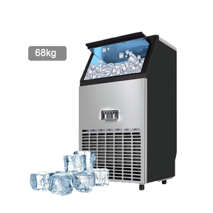 High Capacity 80KG <b>Ice</b> Cube Maker <b>Machine</b> with Fusheng/Hitachi Compressor for Commercial Use Industrial <b>Ice</b> Maker <b>Machine</b> Cubes - Product Image 1