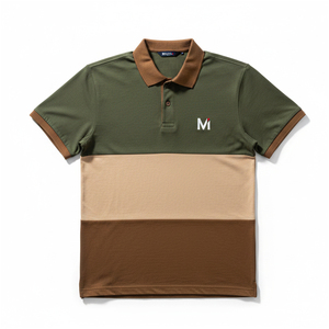 Polo Homme Oversize Style Streetwear en Coton Piqué Respirant à Manches Courtes avec Logo Personnalisé Grande Taille Décontracté - Product Image 1