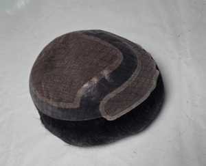 Cabello Indio Virgen 100% Humano, Ondulado Profundo, Ondulado al Agua, Prótesis Capilar, Sistema de Parches Capilares, Taz Bangladesh - Product Image 3