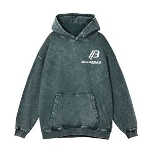 NO MOQ LOGO Custom Wholesale Women Distressed Acid Washed Hoodies - Product Image 2