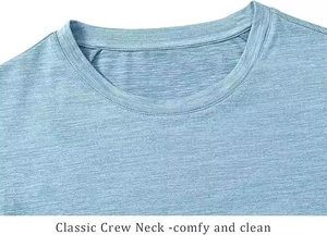 T-shirt en coton pour homme, tissu doux, vêtement basique, t-shirt en coton uni pour homme, vêtement décontracté, fabricant de t-shirts en coton pour homme - Product Image 4