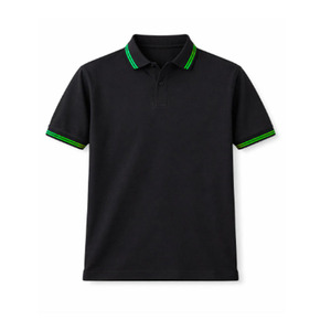 เสื้อโปโลแขนสั้นผ้าฝ้ายถัก 100% แห้งเร็วสำหรับผู้ชาย ออกแบบเองได้ มีกระเป๋าเสื้อแบบเรียบ ขายส่ง รับสกรีนโลโก้ตามสั่ง - Product Image 3