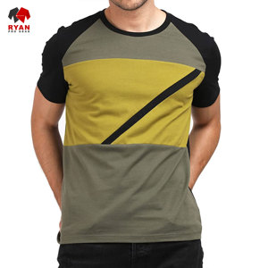 Ryan Pro Gear T-shirts personnalisés pour hommes Tissu respirant et confortable avec logo personnalisé - Product Image 1