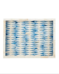 Decorative Bone Inlay Catchall Tray for Bedroom Living Room and Office - Product Image 2