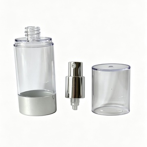 Botella con Bomba Airless Dorada/Plateada Mate o Brillante de 25/30/40 ml, Botella de Plástico al Vacío Personalizada para Suero y Loción - Product Image 3