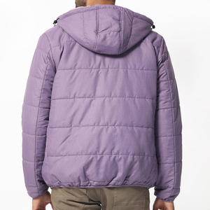Chaqueta Acolchada Unisex de Manga Larga, Gruesa y Cómoda, con Dos Bolsillos, Logotipo Personalizado, 100% Nailon, Cuello Alto, Precio Económico - Product Image 3