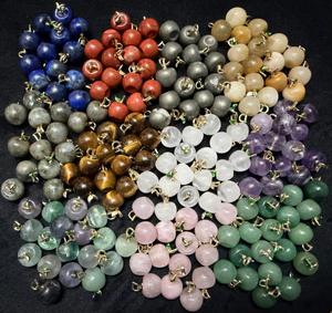 Pendentif hexagonal en agate mousse naturelle, pendentif étoile multi-gemmes, bijoux en cristal de guérison, fournisseur en gros - Product Image 4