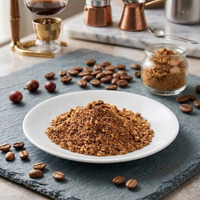 Miettes de biscuits au café de haute qualité, texture riche et croustillante, garniture polyvalente pour les glaces, les gâteaux et les boissons, approvisionnement en vrac