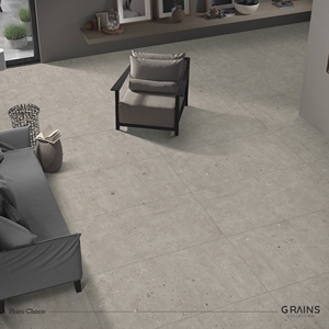 Carrelage en porcelaine Pluro Choco 600x1200mm, imitation pierre mate, pour murs et sols intérieurs, résistant aux acides, antibactérien, antidérapant - Product Image 5