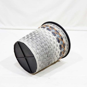 Hot Sales Metal <b>Plastic</b> Ribbon Weaving Round Tapered <b>Planter</b> Geometric Pattern - Product Image 5