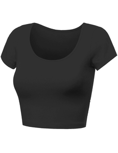 Camiseta Corta de Verano para Mujer, Estilo Estético, 100% Algodón, Ligera y Transpirable, al Mejor Precio, MOQ Bajo - Product Image 6