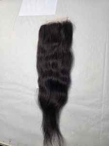 Perruque Taz Hair 4x4 Closure - Cheveux Humains Indiens Remy Ondulés Naturels Bouclés à la Française, Extension de Cheveux du Bangladesh - Product Image 5