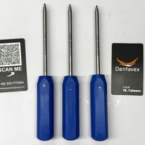 Juego de Destornilladores Quirúrgicos Manuales Dentavex Corporation, 2 mm, 2.5 mm, Acero Inoxidable, Instrumento Dental Ortopédico para Columna Vertebral, Azul, CE - Product Image 1