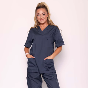 Conjunto de Uniformes Médicos Antiestáticos, Resistentes a Líquidos, Ecológicos, Transpirables, Unisex, con Tecnología de Detección de Agujas, para Uso Hospitalario, OEM - Product Image 1