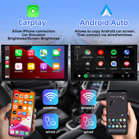 4+64GB Android 16 9 Inch Radio Mobil Head Unit Layar Sentuh Wireless CarPlay Android Auto Double DIN Stereo Mobil Navigasi