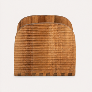 Eco-Friendly Handcrafted Wood Napkin Holder Modern <b>Minimalist</b> Vertical Tissue Stand Free Standing Dining <b>Table</b> Restaurant Hotels - Product Image 2