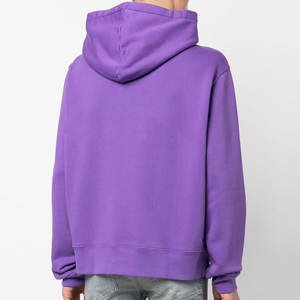 เสื้อฮู้ดโชว์ไหล่โอเวอร์ไซส์ของผู้ชายผ้าฝ้ายปักไร้สายกันน้ำ - Product Image 4