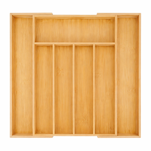 Set 9 Eco-Friendly American Style Bamboo Wood Rectangle Storage <b>Boxes</b> Lacquer Finish Kitchen Desk Drawer Bin for <b>Tea</b> Cutlery - Product Image 3