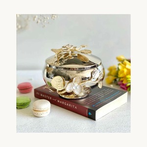 Stylish Metal Dry Fruits <b>Box</b> New Design Customized Gift <b>Box</b> New Arrival Luxury Storage Container For Dates Nuts <b>Sweets</b> - Product Image 5