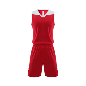 Ensemble d'uniformes de basketball respirants sur mesure de qualité supérieure pour hommes, 100 % polyester, séchage rapide, tenue d'équipe, prix compétitif - Product Image 1