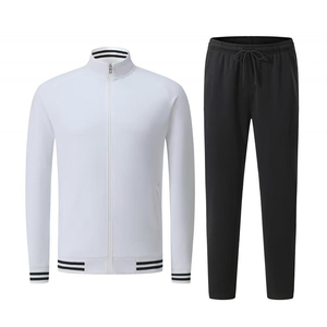 Chándales Rojos al por Mayor de Fábrica, Chaqueta Deportiva y Pantalones de Alta Calidad con Cremallera Completa, Chaqueta de Fútbol para Hombre - Product Image 5