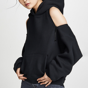 Sweat-shirt à épaules dénudées pour femme, coupe ajustée, pull élégant à manches longues, haut décontracté léger pour un usage quotidien - Product Image 3