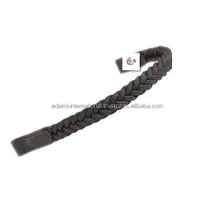 Producto ecuestre con logotipo personalizado y banda para la frente de caballo de cuero premium de la mejor calidad para montar - Product Image 4