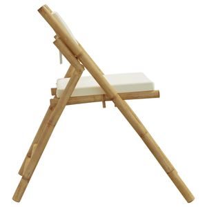 Ensemble de 4 chaises de bistrot blanc crème pour mobilier de patio pour espaces extérieurs - Product Image 5