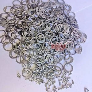 Anillos de Acero Dulce de Alta Calidad Electrochapados para Proyectos DIY de Armadura de Malla, Crea Tu Propia Armadura Medieval Hecha a Mano, Proyectos de Metal para Pascua - Product Image 3