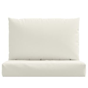 Coussin de palette d'extérieur 100% polyester en crème mélangée 23,6 po x 23,6 po - Product Image 4