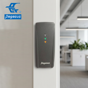 ISO 14443A ABS เครื่องควบคุมการเข้าถึงขนาดเล็กแบบสแตนด์อโลนเครื่องอ่าน RFID 13.56MHz ระยะการอ่าน7ซม. สำหรับการควบคุมการเข้าถึงสมาร์ทการ์ด - Product Image 1