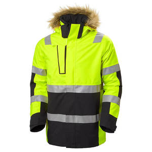 <b>High</b> <b>Visibility</b> Breathable CE Certified Unisex <b>Softshell</b> Safety <b>Jacket</b> Reflexive Workwear Hi-Vis Construction Winter Pockets - Product Image 3