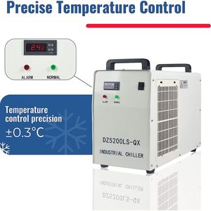 Enfriador de Agua Industrial de 6L para Máquinas de Grabado y Corte Láser de CO2 de 40W-150W, 4.23gpm, 4.5-7A, Corriente de 80W, 130W, 60W, 40W - Product Image 6