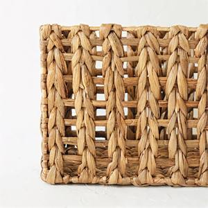 Boîte de rangement rectangulaire en jacinthe d'eau, panier de rangement fait main, vente en gros, écologique, fabriqué au Vietnam - Product Image 2