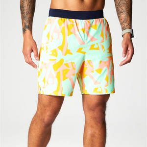 OEM Services Reasonable Price Double <b>Layer</b> Shorts Men Latest Custom Design Solid Casual Eco-Friendly Breathable Polyester/Cotton - Product Image 1