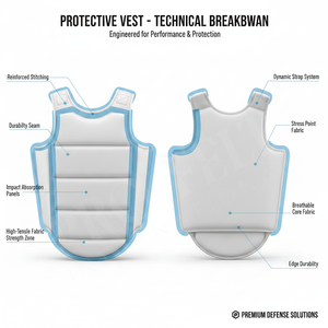 Chaleco Protector de Pecho de Cuero Vacuno 100% de Alta Calidad para Protección Corporal, Equipo de Seguridad Ajustable, Chaleco de Entrenamiento Ligero - Product Image 2