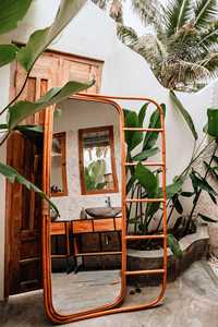 Natural Rattan <b>Mirror</b> <b>Hanging</b> <b>Wall</b> New Design Best Price for Wholesale and Decoration Indoor Boho Rustic Style RM05 - Product Image 4