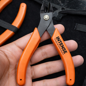 Industrial <b>Flush</b> Cutting Pliers 12 AWG Stainless Steel Wire <b>Cutter</b> Heavy Duty Black Grip for Electronics Repair Technicians - Product Image 6