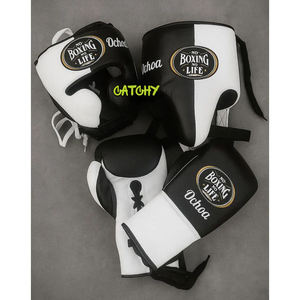 Ensemble d'entraînement de boxe durable : Gants et protège-poignets pour le punching, le sparring, le MMA, le kickboxing et l'entraînement physique - Product Image 4