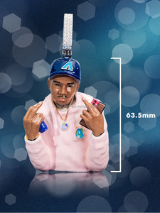 Pass Diamond Tester Plata 925 Chapado en oro Joyería de hip hop Iced Out 3D Esmalte Colgante personalizado Moissanite Joyería de hip hop - Product Image 4